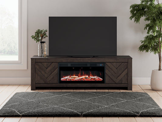 Cayboni 71" TV Stand with Electric Fireplace
