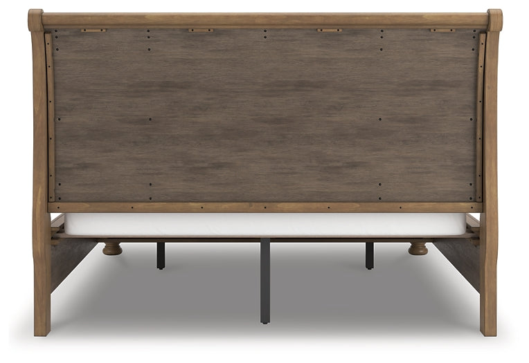 Feddinger California King Storage Sleigh Bed