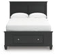 Lanolee Full Panel Storage Bed