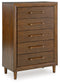 Lyncott California King Upholstered Bed with Mirrored Dresser, Chest and Nightstand