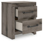 Graystorm Full Panel Bed with Mirrored Dresser, Chest and Nightstand