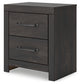 Hollivern Full Panel Bed with Storage with Mirrored Dresser and Nightstand