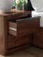 Dilenno Queen Canopy Bed with Mirrored Dresser, Chest and Nightstand