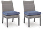 Half Moon Beach Side Chair with Cushion (2/CN)