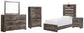 Drystan Twin Panel Bed, Dresser, Mirror, Chest and Nightstand