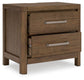 Cabalynn King Upholstered Bed with Mirrored Dresser and Nightstand