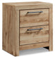 Hyanna King Panel Storage Bed with 1 Under Bed Storage Drawer, Dresser, Mirror and Nightstand