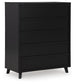 Danziar King Panel Headboard, Dresser, Mirror, Chest and Nightstand