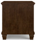 Danabrin Twin Panel Bed with Mirrored Dresser and Nightstand