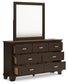 Covetown Twin Panel Bed, Dresser, Mirror, Chest and Nightstand