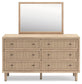Cielden Queen Panel Headboard, Dresser, Mirror and Nightstand
