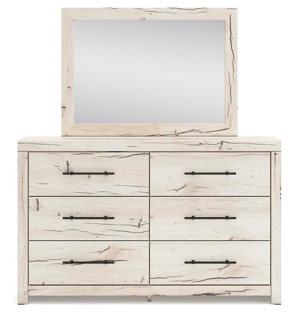 Lawroy Queen Panel Headboard, Dresser, Mirror, Chest and Nightstand