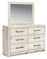 Lawroy Full Panel Storage Bed, Dresser, Mirror and Nightstand