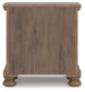 Feddinger California King Storage Sleigh Bed with Mirrored Dresser and Nightstand