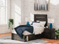 Hollivern Twin Panel Storage Bed, Dresser and Mirror