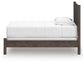 Pamytta Twin Upholstered Panel Bed, Dresser and Mirror