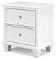 Fortman King Panel Storage Bed with Mirrored Dresser and Nightstand